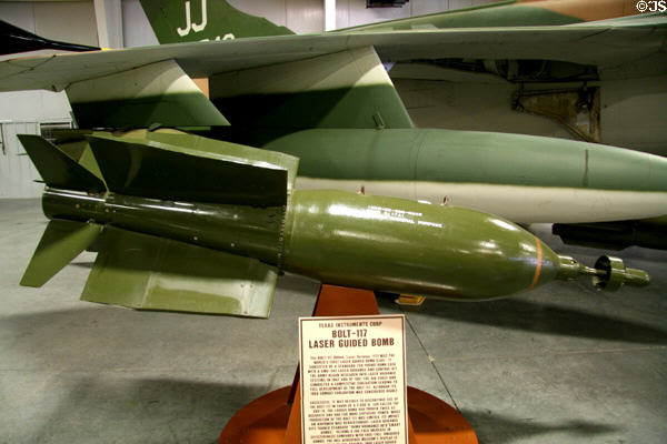 Texas Instruments BOLT-117 Laser Guided Bomb (1967) at Hill Aerospace Museum. UT.