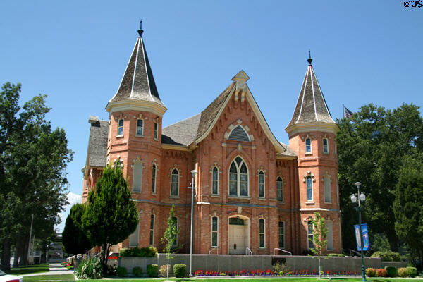Provo LDS Tabernacle (1883) (100 S. University Ave.). Provo, UT. Architect: William H. Folsom.