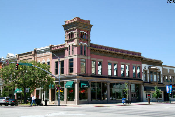 Zion Bank (originally Bank of Commerce) at NW corner of University & Central. Provo, UT.