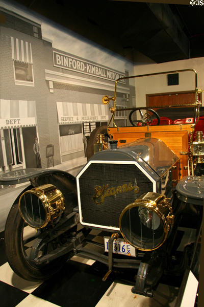 Nose of Stearns 30/60 (1909) at Browning-Kimball Car Museum. Ogden, UT.