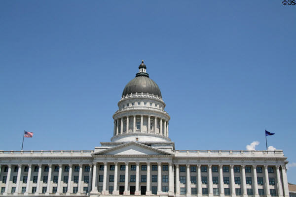 Utah State Capitol (1911-16). Salt Lake City, UT. Style: Neoclassical. Architect: Richard K.A. Kletting.