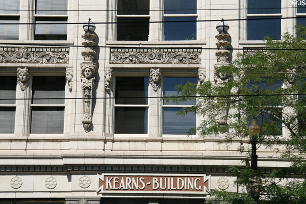 Lower story details of Kearns Building. Salt Lake City, UT.