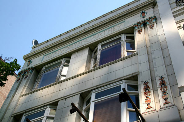 Hepworth Carthey building (161 S. Main St.) with art tile front. Salt Lake City, UT.