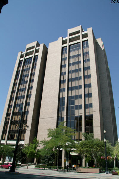 JC Penney Building (1973) (15 floors) (310 S. Main St.). Salt Lake City, UT. Architect: Scott & Browning.