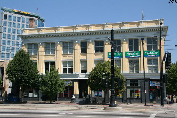 Federation of Labor Hall (then Hotel Plandome) (1903) (69 East 400 South). Salt Lake City, UT. Architect: Richard K.A. Kletting.