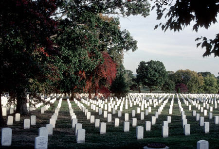 Arlington National Cemetery, in Virginia near Washington, DC. Arlington, VA.