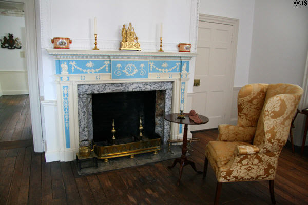 Sitting room in Moses Myers House museum. Norfolk, VA.
