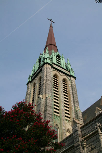 St Paul's Catholic Church (1905) (Washington at High Sts.). Portsmouth, VA. Style: Gothic Revival. Architect: John Kevan Peebles. On National Register.