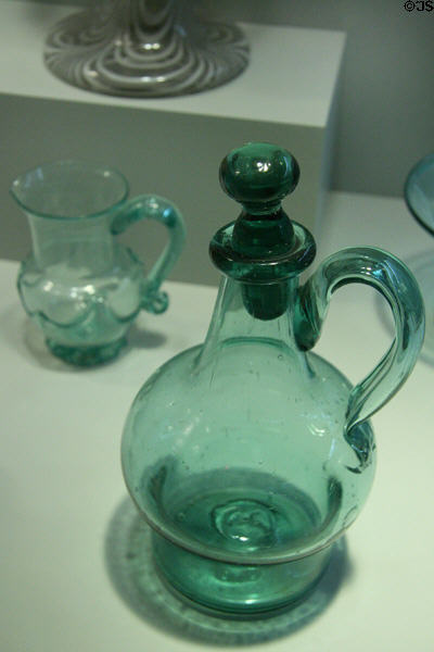 American blown glass (c1820-50) at Chrysler Museum of Art. Norfolk, VA.