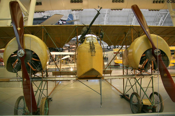 Caudron G.4 (1917) from France at National Air & Space Museum. Chantilly, VA.