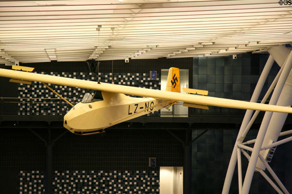 Grunau Baby II B-2 sailplane (1944) from Germany at National Air & Space Museum. Chantilly, VA.