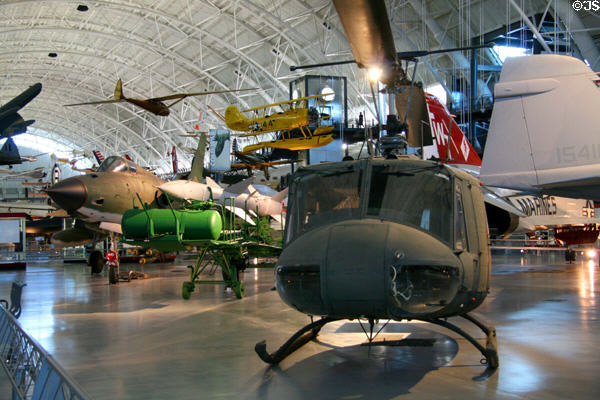 Bell UH-1H Iroquois (Huey) (1956) at National Air & Space Museum. Chantilly, VA.