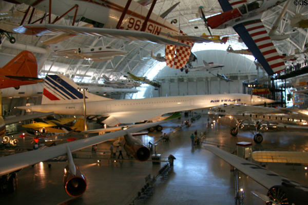 Concorde (1976) from France at National Air & Space Museum. Chantilly, VA.