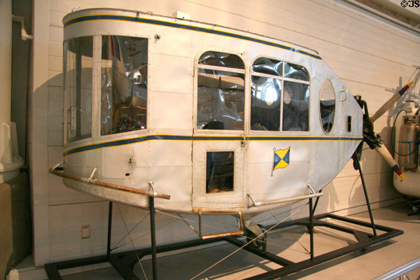 Gondola from Goodyear blimp at National Air & Space Museum. Chantilly, VA.