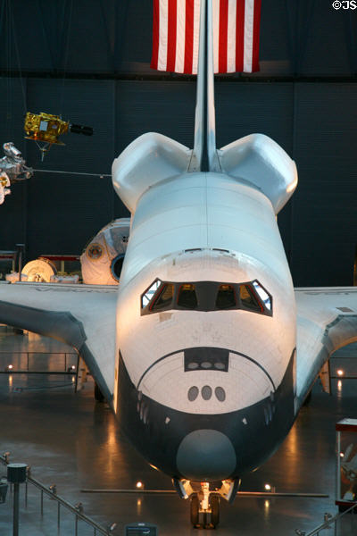 Space Shuttle Enterprise (1977) at National Air & Space Museum. Chantilly, VA.