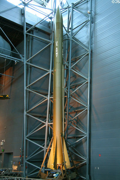 Corporal missile (1947-66) at National Air & Space Museum. Chantilly, VA.