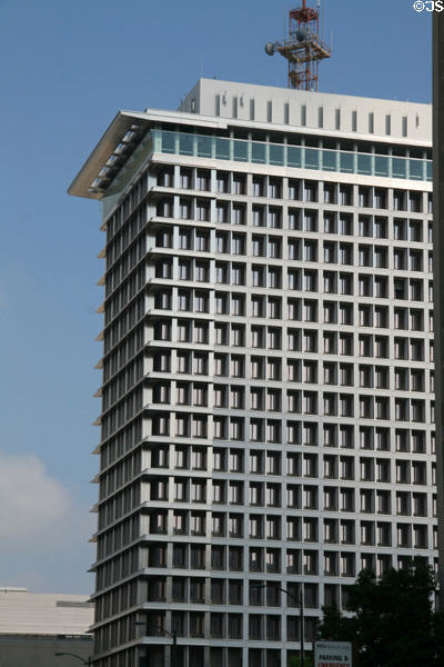 Richmond City Hall (1971) (19 floors) (900 E. Broad St.). Richmond, VA. Architect: Ballou, Justice & Upton Architects.
