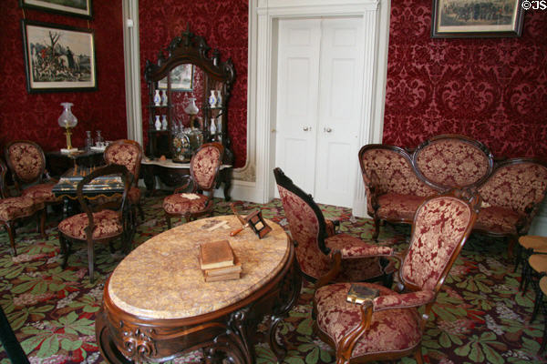 Parlor in White House of the Confederacy. Richmond, VA.