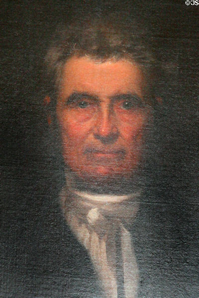 John Marshall portrait (c1834) by William James Hubard in John Marshall House. Richmond, VA.