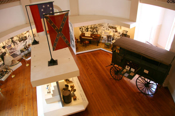 Petersburg Siege Museum tells story of Confederate population hardships during Civil War. Petersburg, VA.