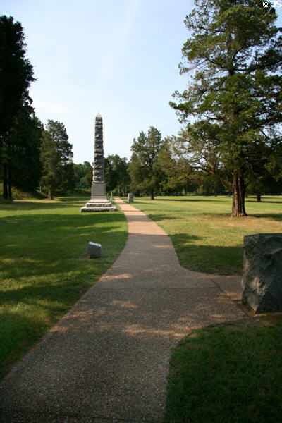 Pennsylvania & other monuments at Petersburg National Battlefield. Petersburg, VA.