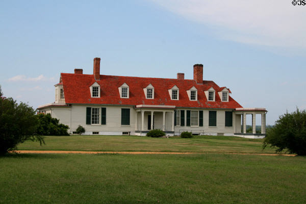 Dr. Richard Eppes house of Appomattox Plantation in Hopewell run by National Park Service. Hopewell, VA.