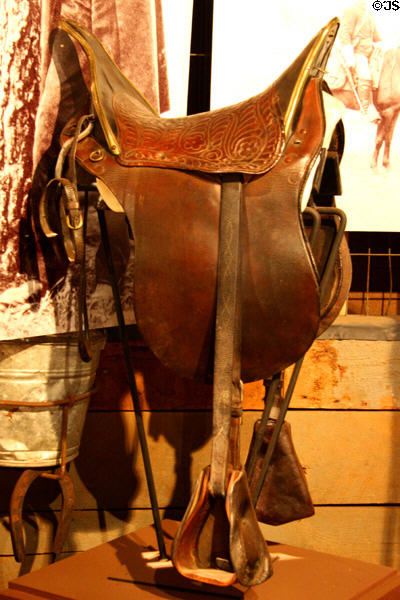 Ulysses S. Grant's saddle (used Feb. 1862 - April 9, 1865) at U.S. Army Quartermaster Museum. Petersburg, VA.
