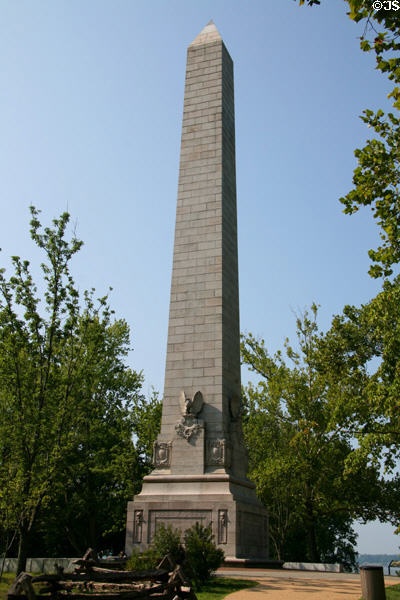 Jamestown Tercentennial Monument (1907) at Colonial National Historic Park. Jamestown, VA.