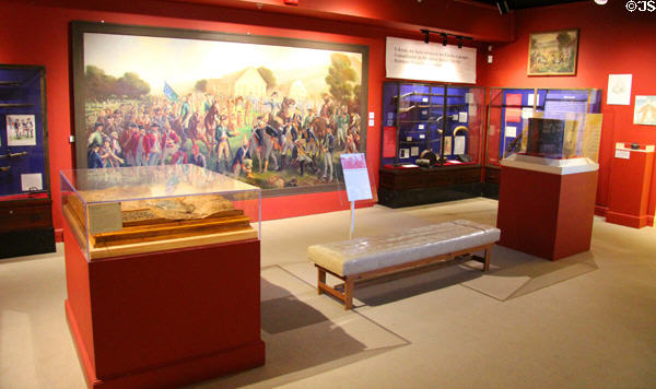 Battle of Bennington room at Bennington Museum. Bennington, VT.