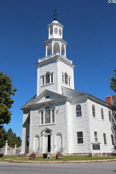 First Congregational Church of Bennington (1805). Bennington, VT. Architect: Lavius Fillmore.