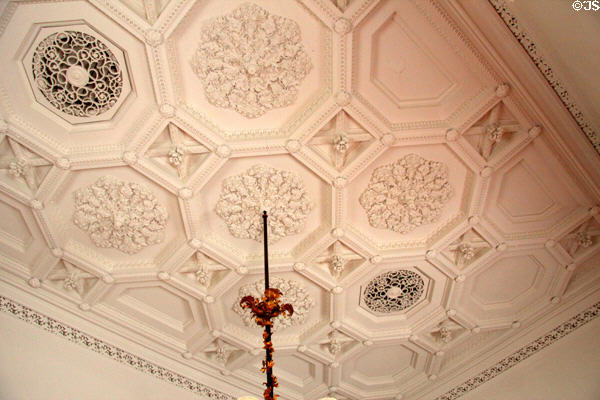 Ceiling of Vermont Governor's Office at Vermont State House. Montpelier, VT.