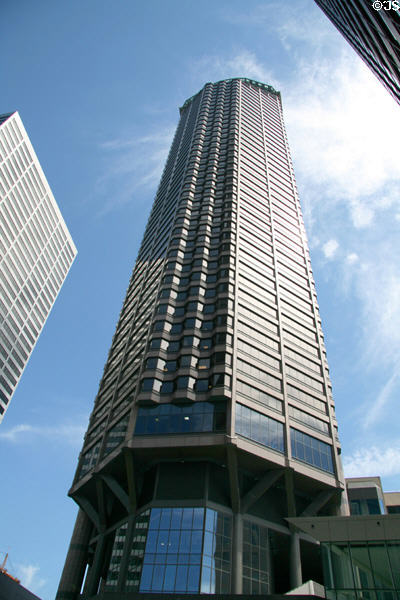 Seattle Municipal Tower (1990) (62 floors) (700 5th Ave.) (former Key Bank Tower). Seattle, WA. Architect: Bassetti Architects.