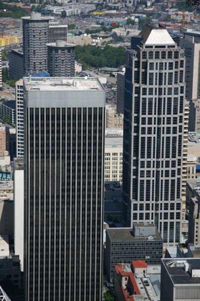 Westin Towers, Rainier Tower, & US Bank Centre. Seattle, WA.