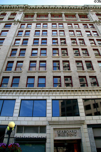 Seaboard Building (1910) (11 floors) (1500 4th Ave.). Seattle, WA. Architect: William D. Van Siclen.