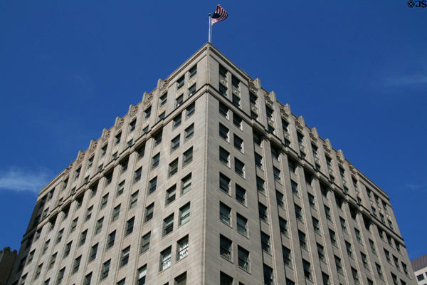 1411 4th Ave. (1929) (15 floors). Seattle, WA. Style: Art Deco. Architect: Robert C. Reamer. On National Register.