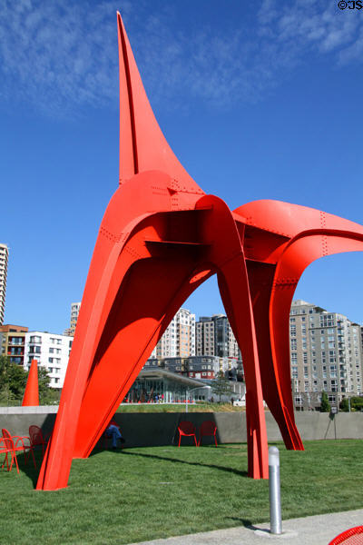 Eagle (1971) stabile by Alexander Calder at Olympic Sculpture Park. Seattle, WA.