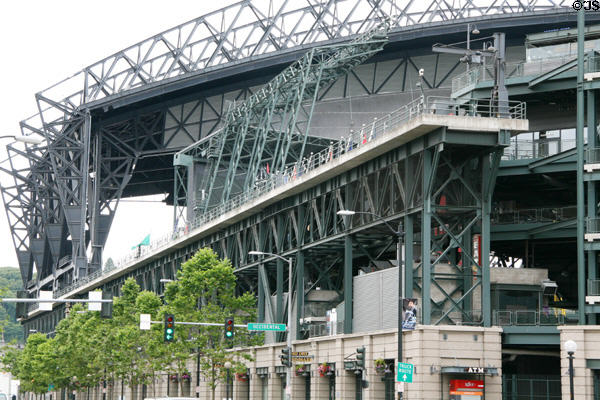 Sliding roof structure of Safeco Field. Seattle, WA.
