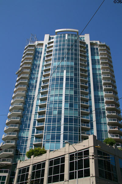 One Pacific Tower (1995) (27 floors) (2000 First Ave.). Seattle, WA. Architect: Curtis Beattie & Assoc..