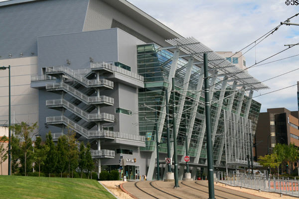 Architectural details of Tacoma Convention & Trade Center. Tacoma, WA.