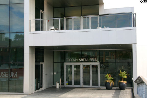 Tacoma Art Museum entrance. Tacoma, WA.