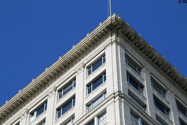 Cornice of Washington Building. Tacoma, WA.
