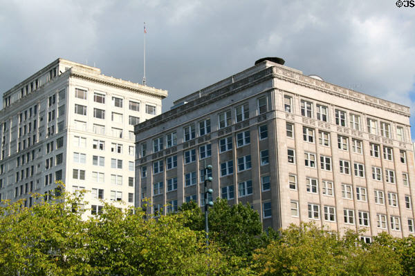 Washington Building & Rust Building (1920) (12 floors) (950 Pacific Ave.). Tacoma, WA. Architect: Sutton, Whitney & Dugan.