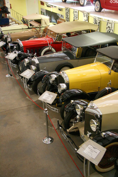 Cars of 1920s & 1930s at LeMay Museum. Tacoma, WA.