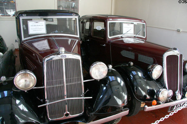 BSA Model 105 (1935) & Standard Coventry (1935) at LeMay Museum. Tacoma, WA.