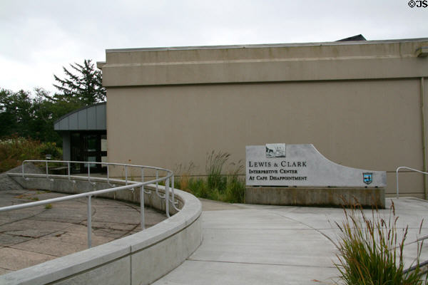 Lewis & Clark Interpretive Center at Cape Disappointment. Ilwaco, WA.