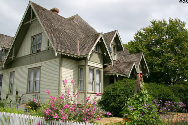 Front view of Hovander Homestead house. Ferndale, WA.