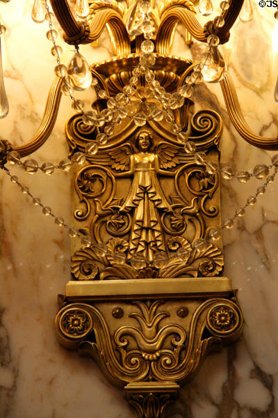 Decorative angel in reception room of Washington State Capitol. Olympia, WA.