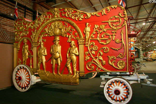 British navy circus wagon at Circus World Museum. Baraboo, WI.