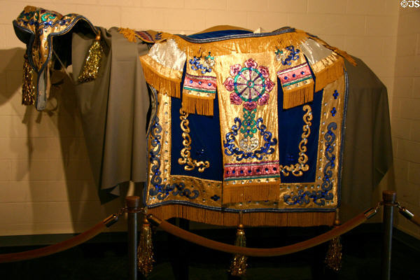 Circus elephant costume at Circus World Museum. Baraboo, WI.