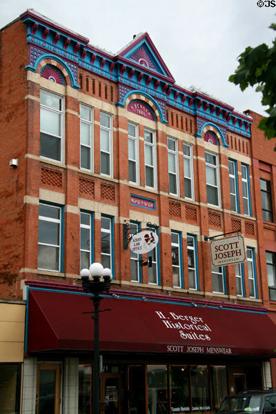 H. Berger building (1886) (504-6 Main St.). La Crosse, WI.